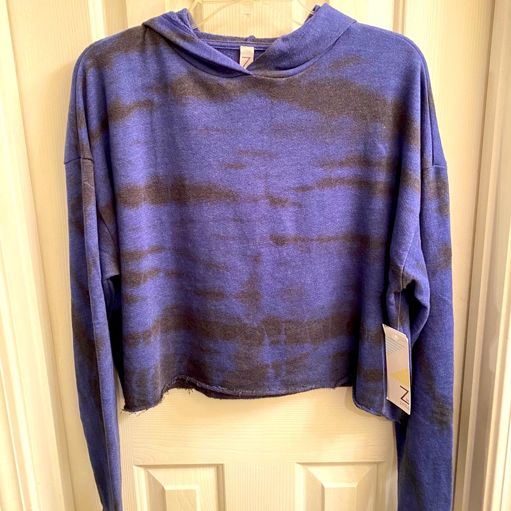 Z by Zella Tie dye Cropped Hoodie